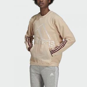 buyeverything clothes for women adidas Brand Love Giant Logo Polar Fleece Sweatshirt Women's