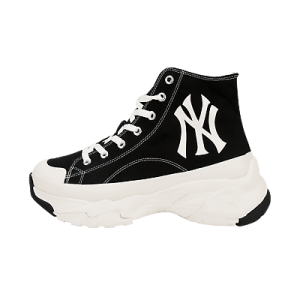 MLB Chunky High New York Yankees NY Shoes Baseball Sneakers 32SHU1111-50L Black
