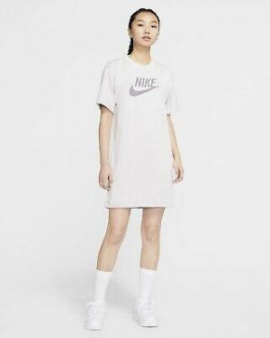 buyeverything clothes for women NWT Nike Women’s Sportswear NSW Shirt Dress Platinum Tint Size LARGE CU6401 094