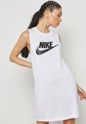 buyeverything clothes for women Women's Nike Sportswear Dress, 883962-100 Size Small White