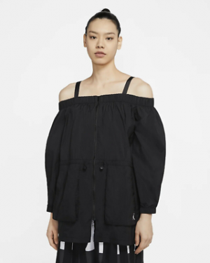 buyeverything clothes for women Nike Air Jordan Long Sleeve Dress Women's Black L Casual New Zipper Straps