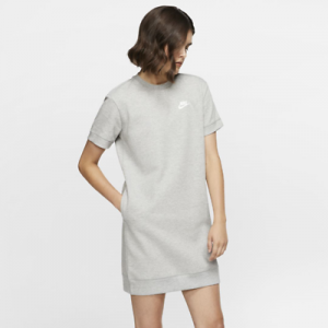 Womens Nike Tech Fleece Dress Small Cj3873 063 Gray Sportswear New